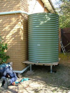 bushfire water tank