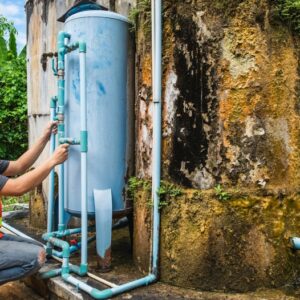 small-garden-water-tank-getting-calibrated